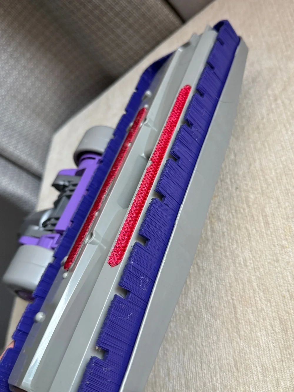 Dyson Purple and Gray Vacuum Floor Head Tool